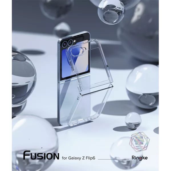 Ringke รุ่น Fusion - เคส Galaxy Z Flip 6 - สี Clear