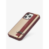 Custype รุ่น StandEase- Wrist Stand - เคส iPhone 15 Pro - สี Wine Red