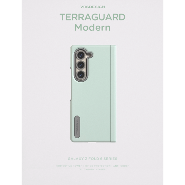 VRS รุ่น Terra Guard Modern S - เคส Galaxy Z Fold 6 - สี Marine Green