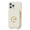 Custype รุ่น ZipPouch E-Stand Wallet - เคส iPhone 15 Pro - สี Lychee Beige