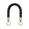 Custype รุ่น Double Ring Braided Phone Case Wrist Strap - สายคล้องข้อมือ - สี Black