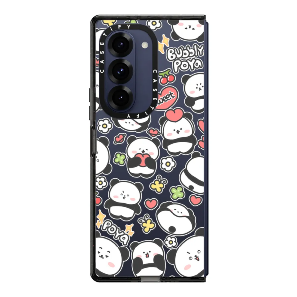 Casetify รุ่น Impact Case - เคส Galaxy Z Fold 6 - สี Black/Bubbly Poya Mix