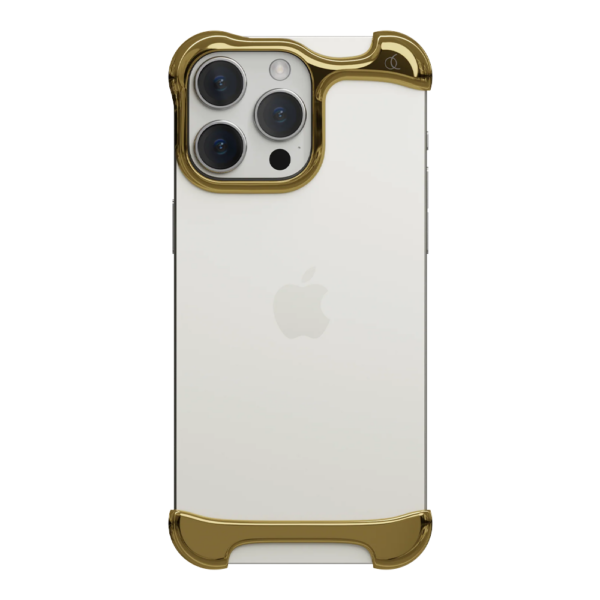 Arc รุ่น Pulse Aerospace Aluminum - เคส iPhone 15 Pro Max - สี Mirror Polish Gold