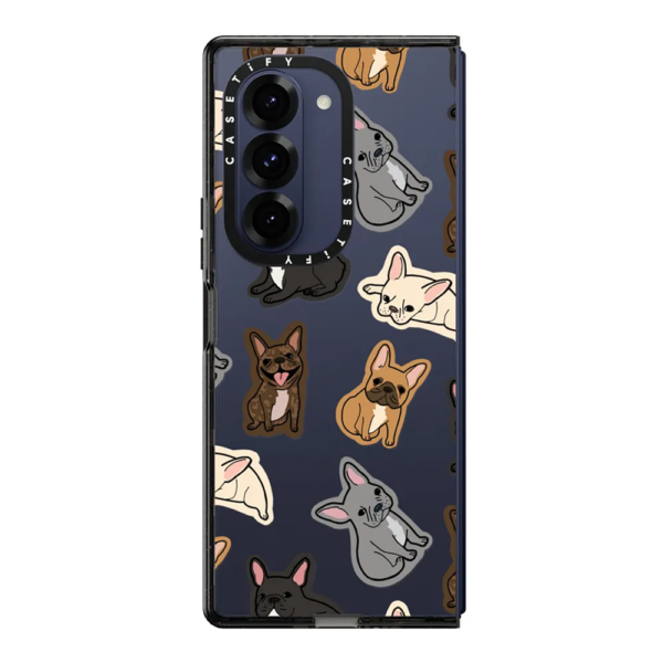 Casetify รุ่น Impact Case - เคส Galaxy Z Fold 6 - สี Black/Excuse My Frenchie