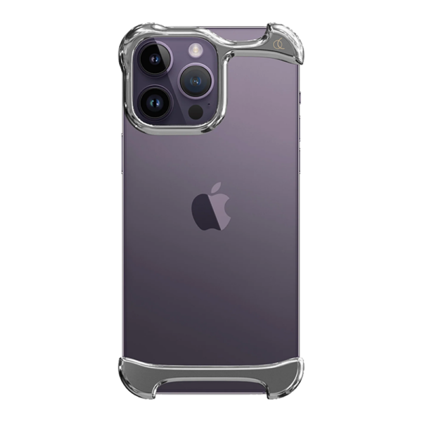 Arc รุ่น Pulse Aerospace Aluminum - เคส iPhone 14 Pro Max - สี Mirror Polish Silver