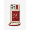 Custype รุ่น BraidTrend Bloom Stitching - เคส iPhone 15 Pro Max - สี Wine Red