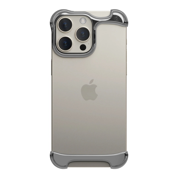 Arc รุ่น Pulse Aerospace Aluminum - เคส iPhone 15 Pro Max - สี Mirror Polish Silver