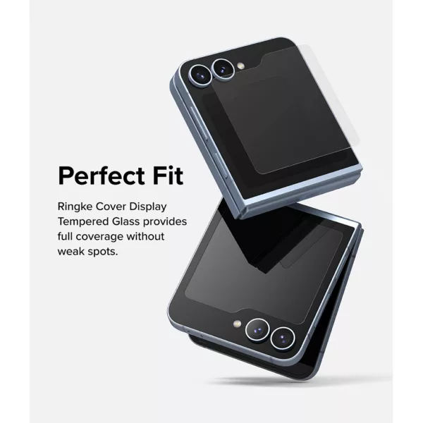 Ringke รุ่น Cover Display Protector Glass - ฟิล์มกระจก Galaxy Z Flip 6 (ฟิล์ม2แผ่น)