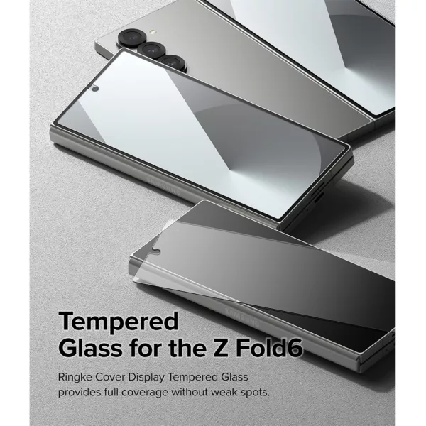 Ringke รุ่น Cover Display Protector Glass - ฟิล์มกระจก Galaxy Z Fold 6 (ฟิล์ม2แผ่น)