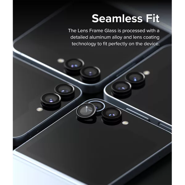 Ringke รุ่น Camera Lens Frame Glass - กระจกเลนส์กล้อง Galaxy Z Flip 6 (ฟิล์ม2ชิ้น)