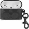 Coach รุ่น Slim Wrap - เคส AirPods Pro 1/2 - สี Signature Charcoal