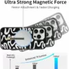 Custype รุ่น Progrip Magsafe iPhone Case with Printing - เคส iPhone 15 Pro Max - สี Graphic Black/White