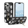 Custype รุ่น Progrip Magsafe iPhone Case with Printing - เคส iPhone 15 Pro - สี Black Leaf