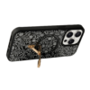 Custype รุ่น Progrip Magsafe iPhone Case with Printing - เคส iPhone 15 Pro Max - สี Flower Black