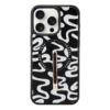 Custype รุ่น Progrip Magsafe iPhone Case with Printing - เคส iPhone 15 Pro Max - สี Graphic Black/White