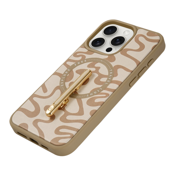 Custype รุ่น Progrip Magsafe iPhone Case with Printing - เคส iPhone 15 Pro - สี Graphic Nude