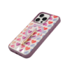 Custype รุ่น Progrip Magsafe iPhone Case with Printing - เคส iPhone 15 Pro Max - สี Heart Purple