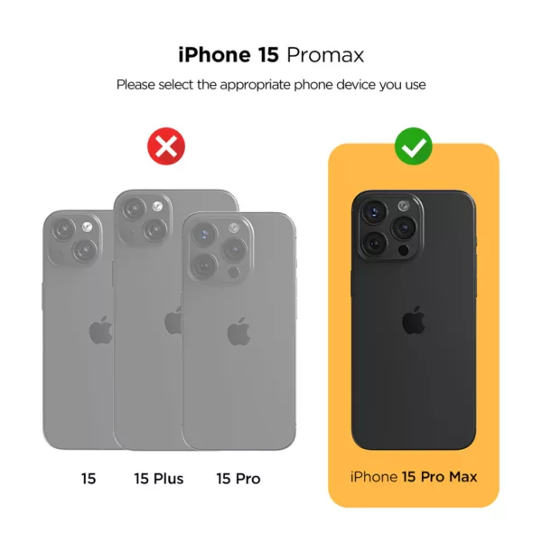 VRS รุ่น Damda Glide Duo Guard - เคส iPhone 15 Pro Max - สี Black Groove