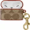 Coach รุ่น Slim Wrap - เคส AirPods Pro 1/2 - สี Signature Tan