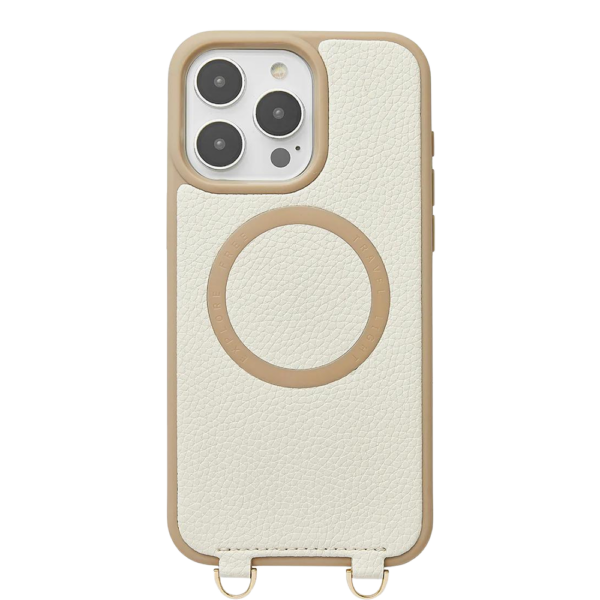 Custype รุ่น Economical Kit- Wireless Charging - เคส iPhone 15 Pro - สี Beige