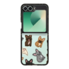 Casetify รุ่น Impact Flip Card Case - เคส Galaxy Z Flip 6 - สี Black/Excuse My Frenchie