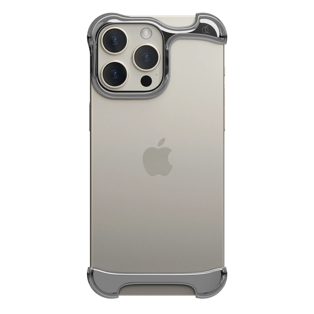 Arc รุ่น Pulse Aerospace Aluminum - เคส iPhone 15 Pro Max - สี Mirror Polish Silver