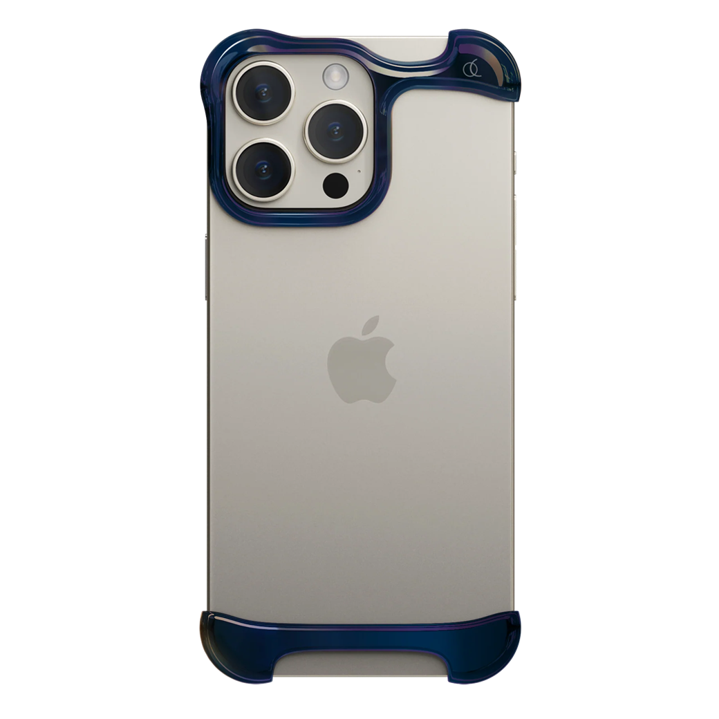 Arc รุ่น Pulse Aerospace Aluminum - เคส iPhone 15 Pro Max - สี Aurora Blue