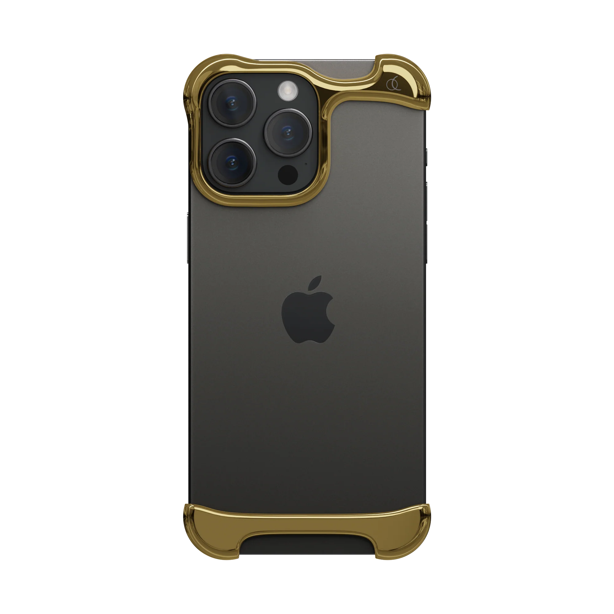 Arc รุ่น Pulse Aerospace Aluminum - เคส iPhone 15 Pro - สี Mirror Polish Gold