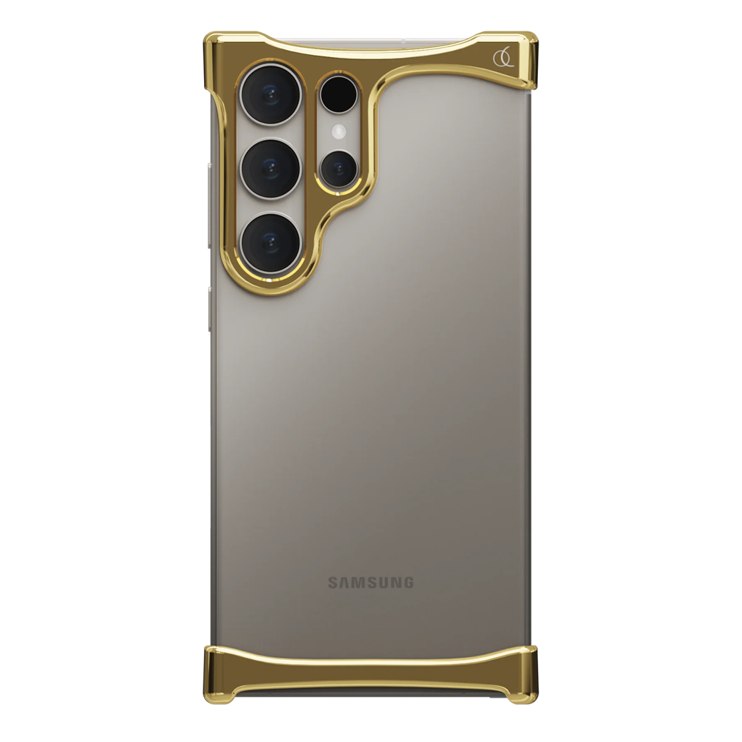 Arc รุ่น Pulse Aerospace Aluminum - เคส Galaxy S24 Ultra - สี Mirror Polish Gold