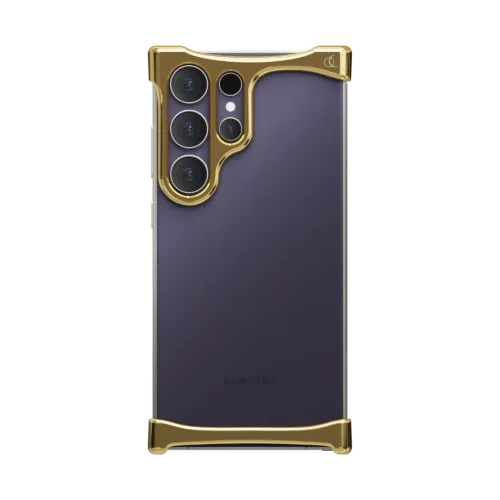 Arc รุ่น Pulse Aerospace Aluminum - เคส Galaxy S24 Ultra - สี Mirror Polish Gold