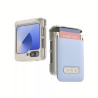 VRS รุ่น D-Wallet Pebble - เคส Galaxy Z Flip 6 - สี Cotton Blue/Cream