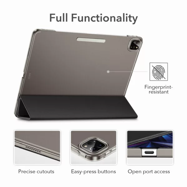 ESR รุ่น Ascend Trifold - เคส iPad Pro 13" (7th/2024) - สี Frosted Black