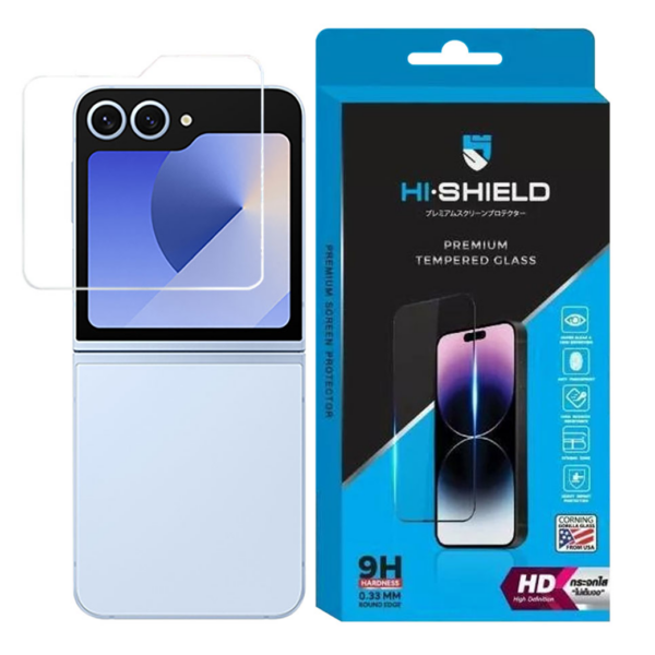 Hishield รุ่น Tempered Glass 2.5D - ฟิล์มกระจก Galaxy Z Flip 6 (ฟิล์ม 1 แผ่นสำหรับจอหน้า)