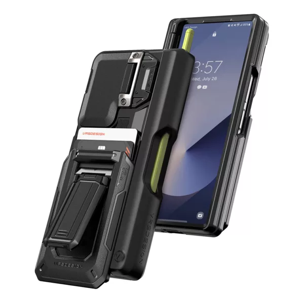 VRS รุ่น D-Wallet Origin S - เคส Galaxy Z Fold 6 - สี Black