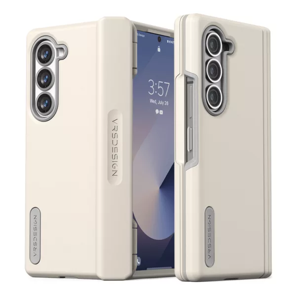 VRS รุ่น Terra Guard Modern - เคส Galaxy Z Fold 6 - สี Cream