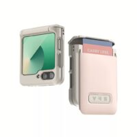 VRS รุ่น D-Wallet Pebble - เคส Galaxy Z Flip 6 - สี Pink Sand