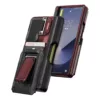 VRS รุ่น D-Wallet Origin S - เคส Galaxy Z Fold 6 - สี Metalic Red