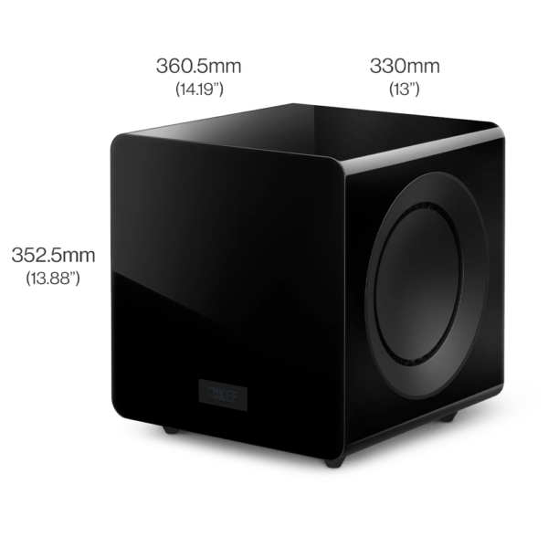 ลำโพงเบส KEF รุ่น KC92 Powered Subwoofer - สี Black