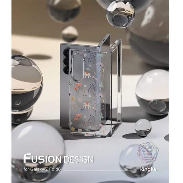 Ringke รุ่น Fusion Design - เคส Galaxy Z Fold 6 - ลาย Dry Flowers