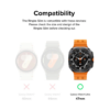 Ringke รุ่น Slim - เคส + ฟิล์มกระจก Galaxy Watch Ultra (47mm) - สี Clear