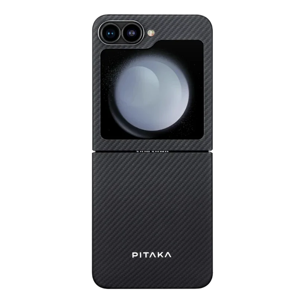 Pitaka รุ่น MagEZ Case 5 - เคส Galaxy Z Flip 6 - สี Black/Grey