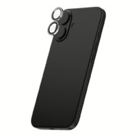 Zagg รุ่น Luxury Camera Lens - กระจกเลนส์กล้อง iPhone 16/ 16 Plus - สี Silver Glitter