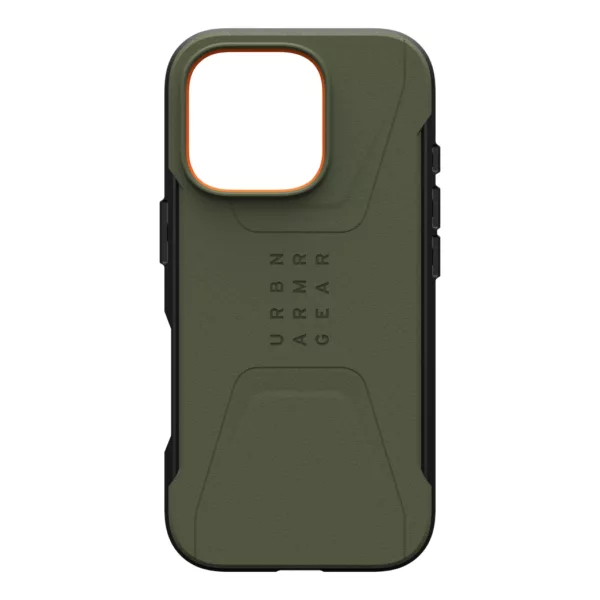 UAG รุ่น Civilian Magsafe - เคส iPhone 16 Pro - สี Olive Drab