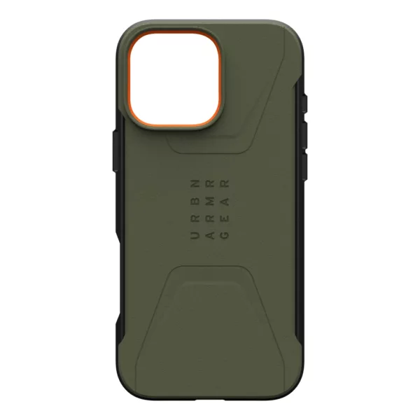 UAG รุ่น Civilian Magsafe - เคส iPhone 16 Pro Max - สี Olive Drab