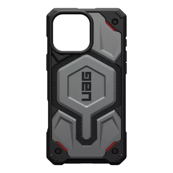 UAG รุ่น Monarch Pro - เคส iPhone 16 Pro Max - สี Kevlar Silver