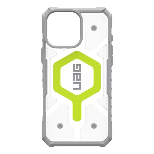 UAG รุ่น Pathfinder Clear Magsafe - เคส iPhone 16 Pro Max - สี Active Neon