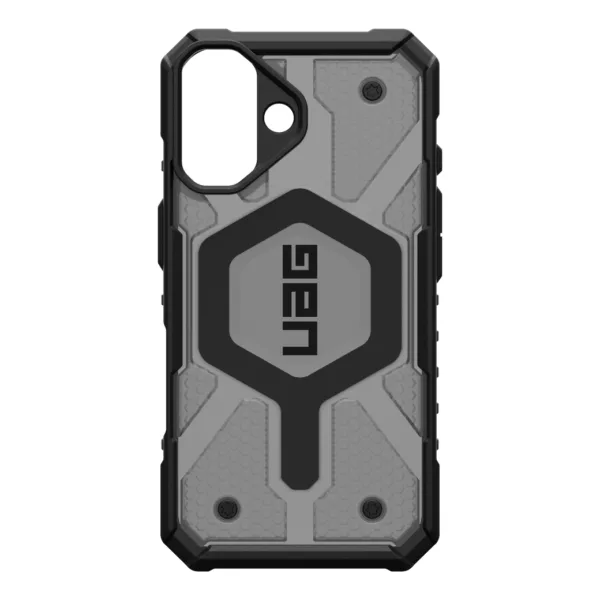 UAG รุ่น Pathfinder Clear Magsafe - เคส iPhone 16 - สี Ash