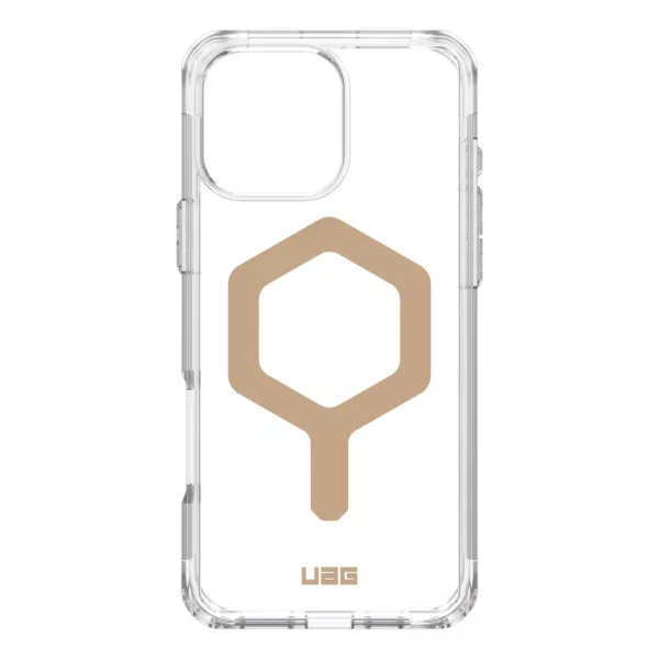 UAG รุ่น Plyo Magsafe - เคส iPhone 16 Pro Max - สี Ice/Gold