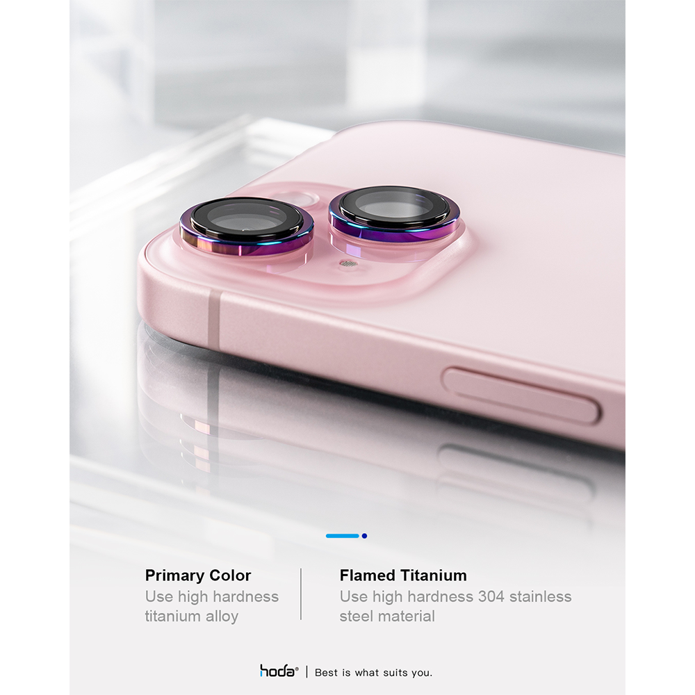 Hoda รุ่น Sapphire Lens Protector - กระจกเลนส์กล้อง iPhone 16 / 16 Plus