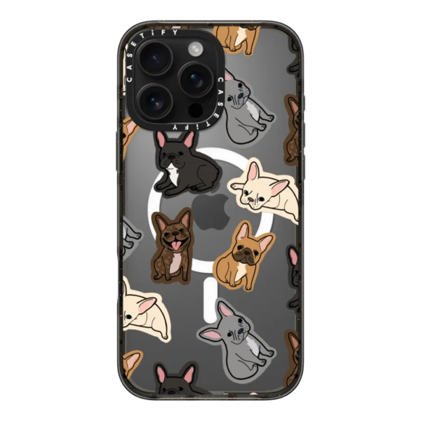 Casetify รุ่น Impact Case with Magsafe/Black - เคส iPhone 16 Pro Max - สี Excuse My Frenchie